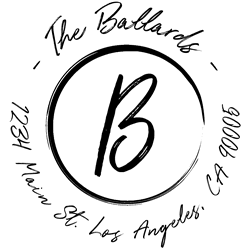 Drawn Circle Letter B Monogram Stamp Sample